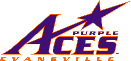 Evansville Purple Aces 2001-2018 Primary Logo diy iron on heat transfer